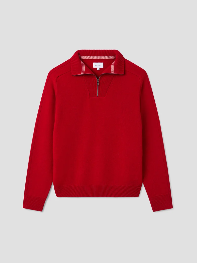 Pull col camionneur en laine mélangée