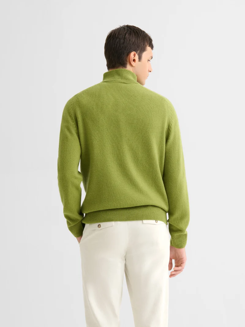 Pull col camionneur en laine mélangée