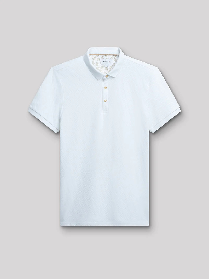 Polo à manches courtes en coton imprimé