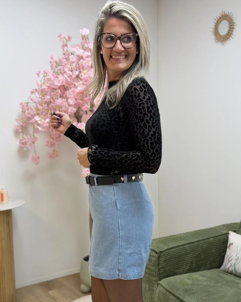 Jupe short en jeans (taille petit)