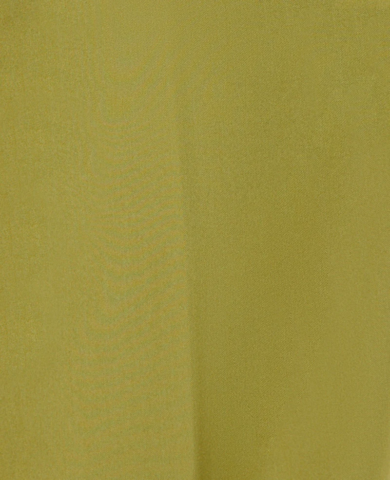 Pantalon droit avec ceinture et boucle fantaisie