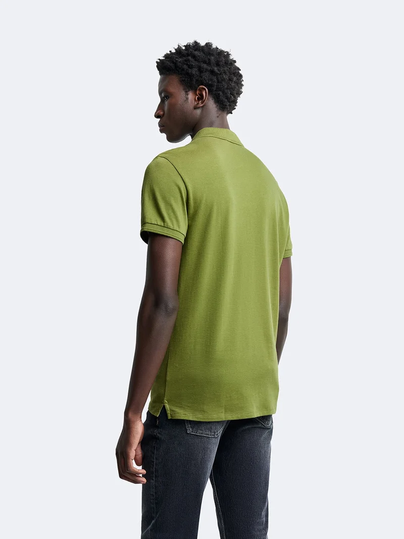 Polo manches courtes coton en conversion