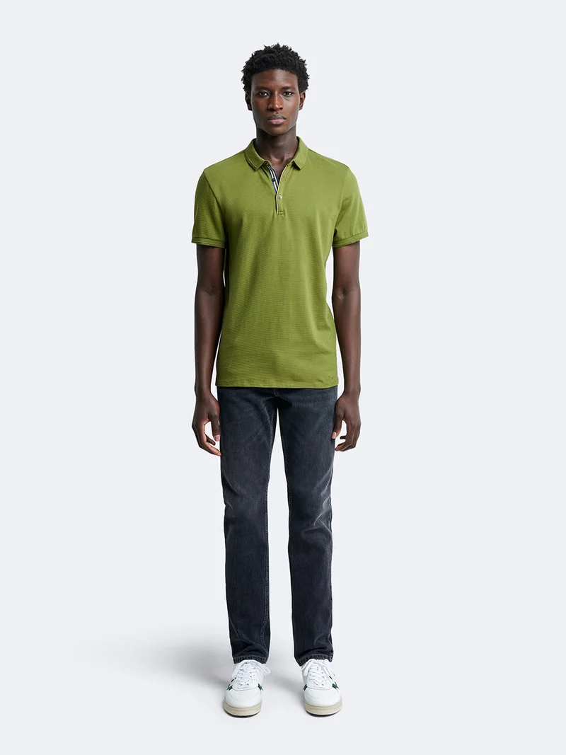 Polo manches courtes coton en conversion
