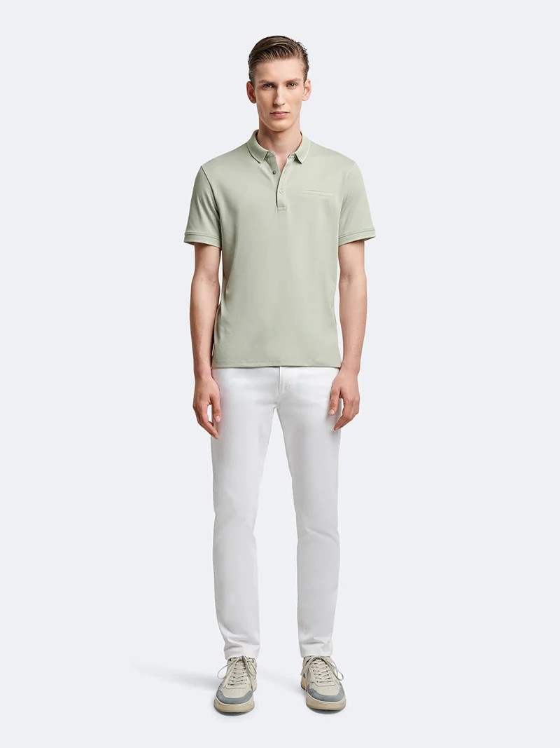 Polo manches courtes en coton