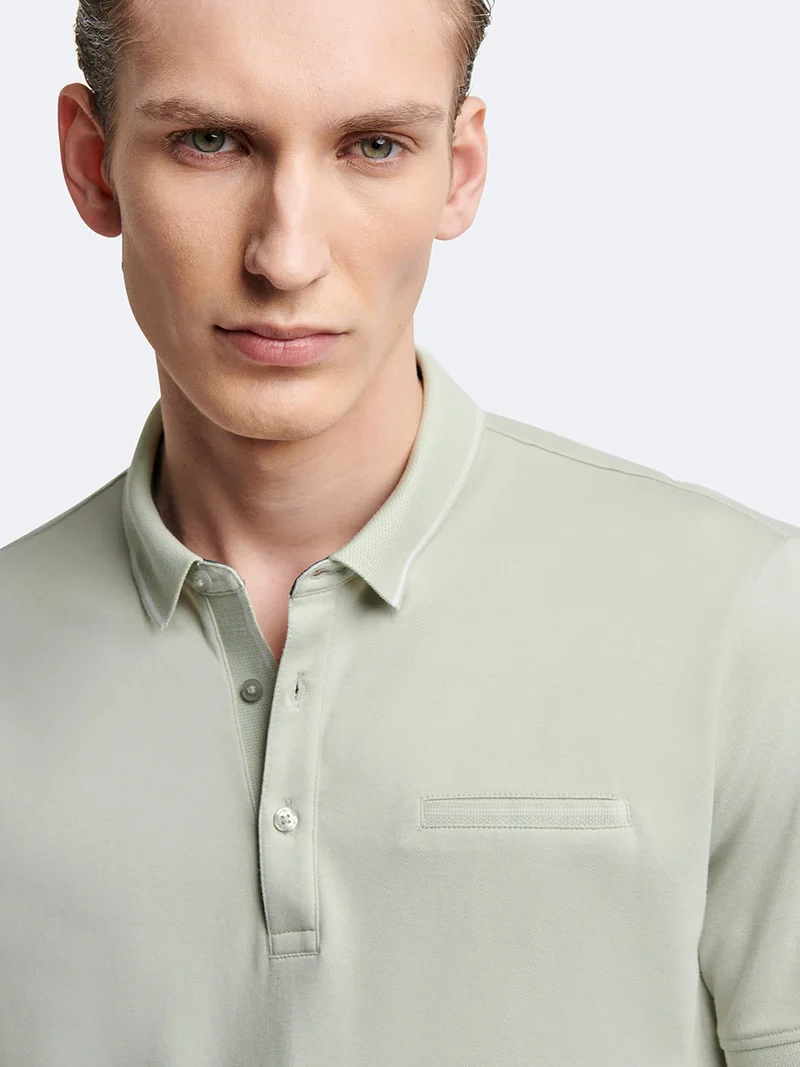 Polo manches courtes en coton