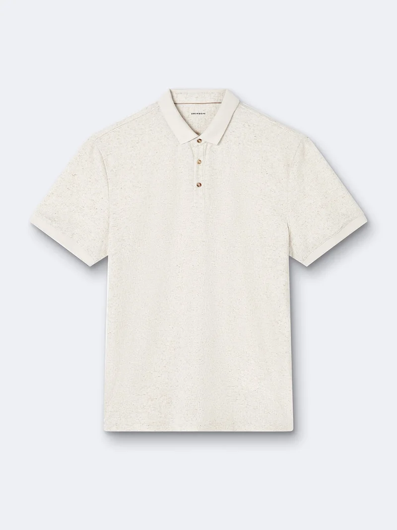 Polo manches courtes gaufré