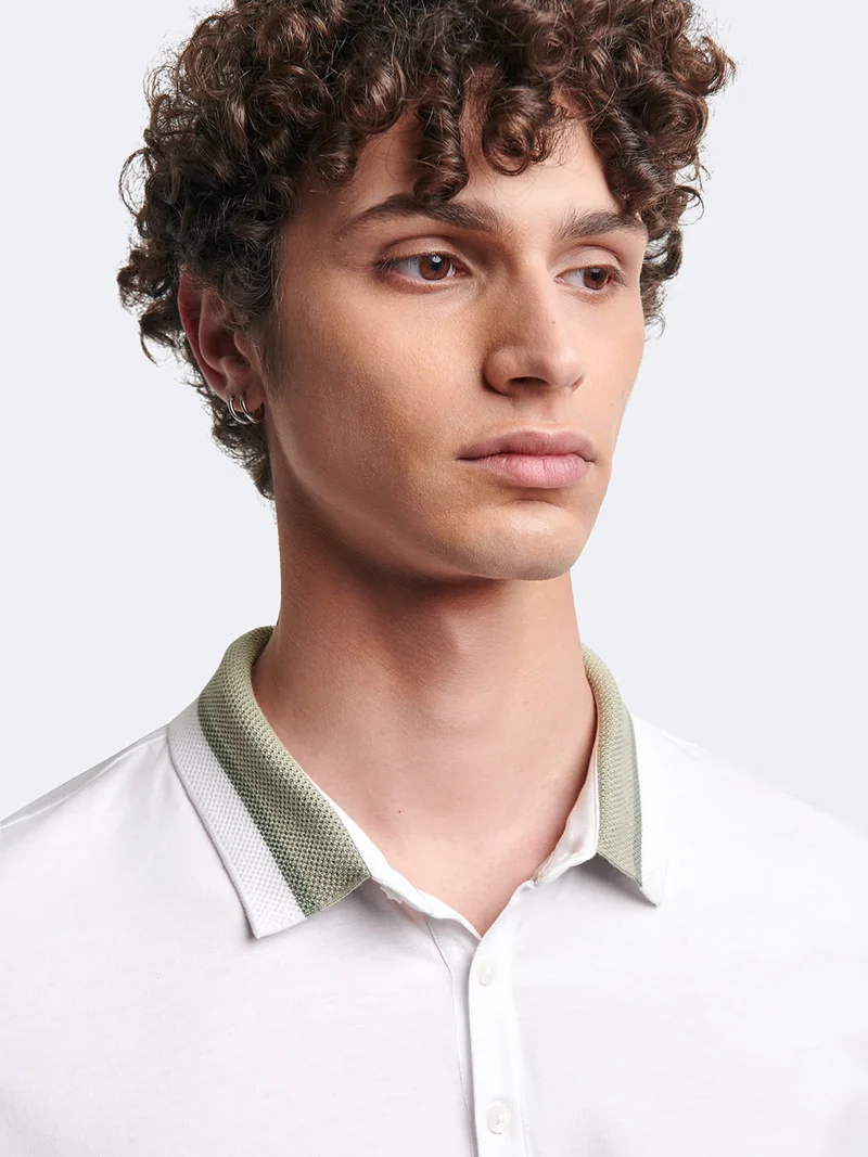 Polo manches courtes en coton