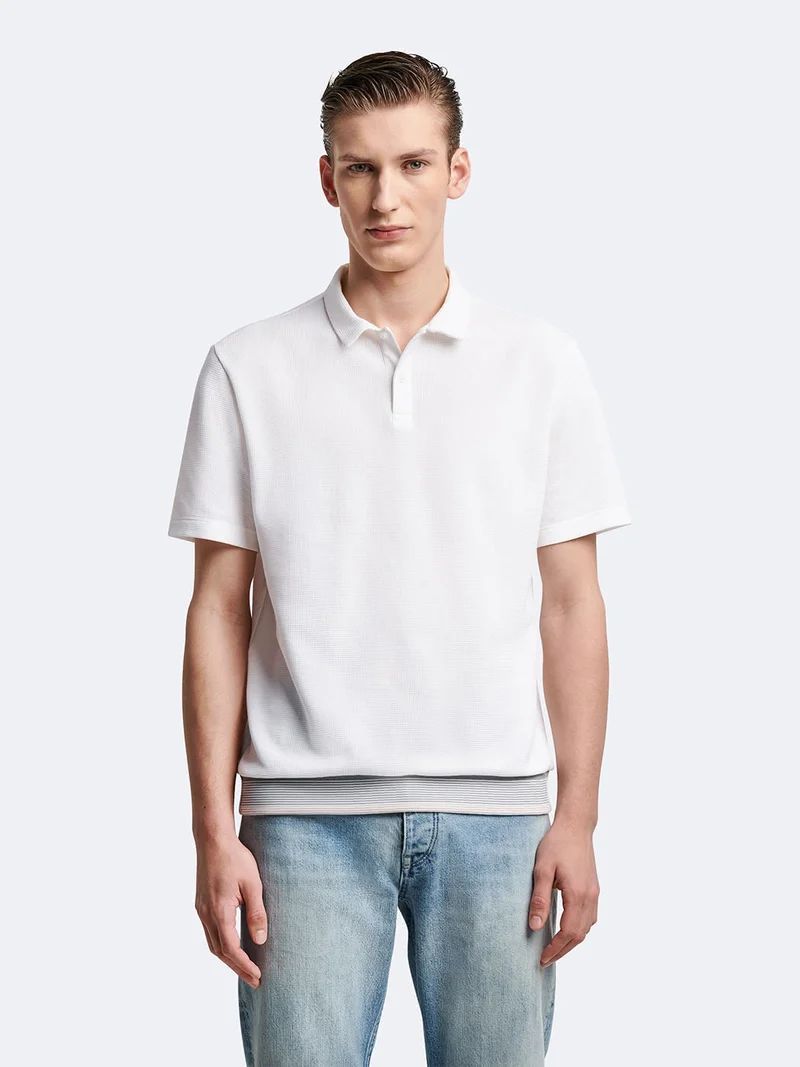 Polo manches courtes en coton
