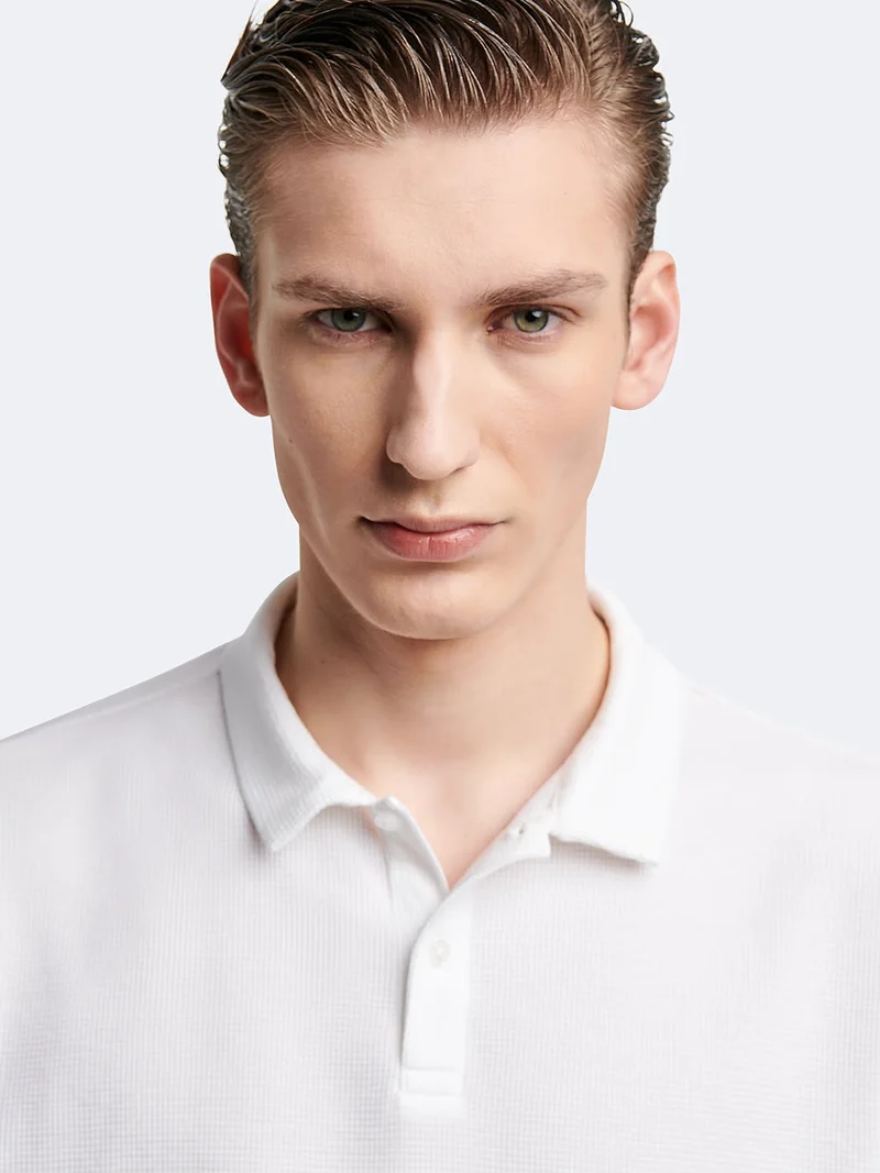 Polo manches courtes en coton