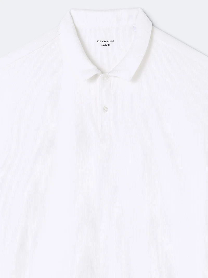 Polo manches courtes en coton