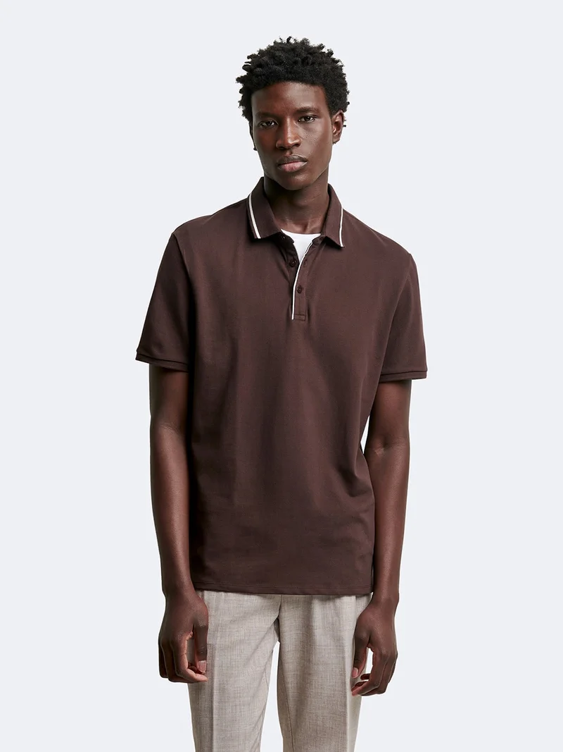 Polo manches courtes en coton