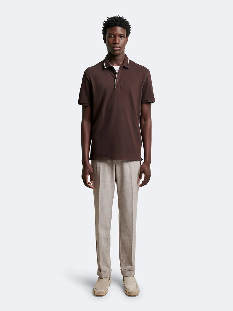 Polo manches courtes en coton