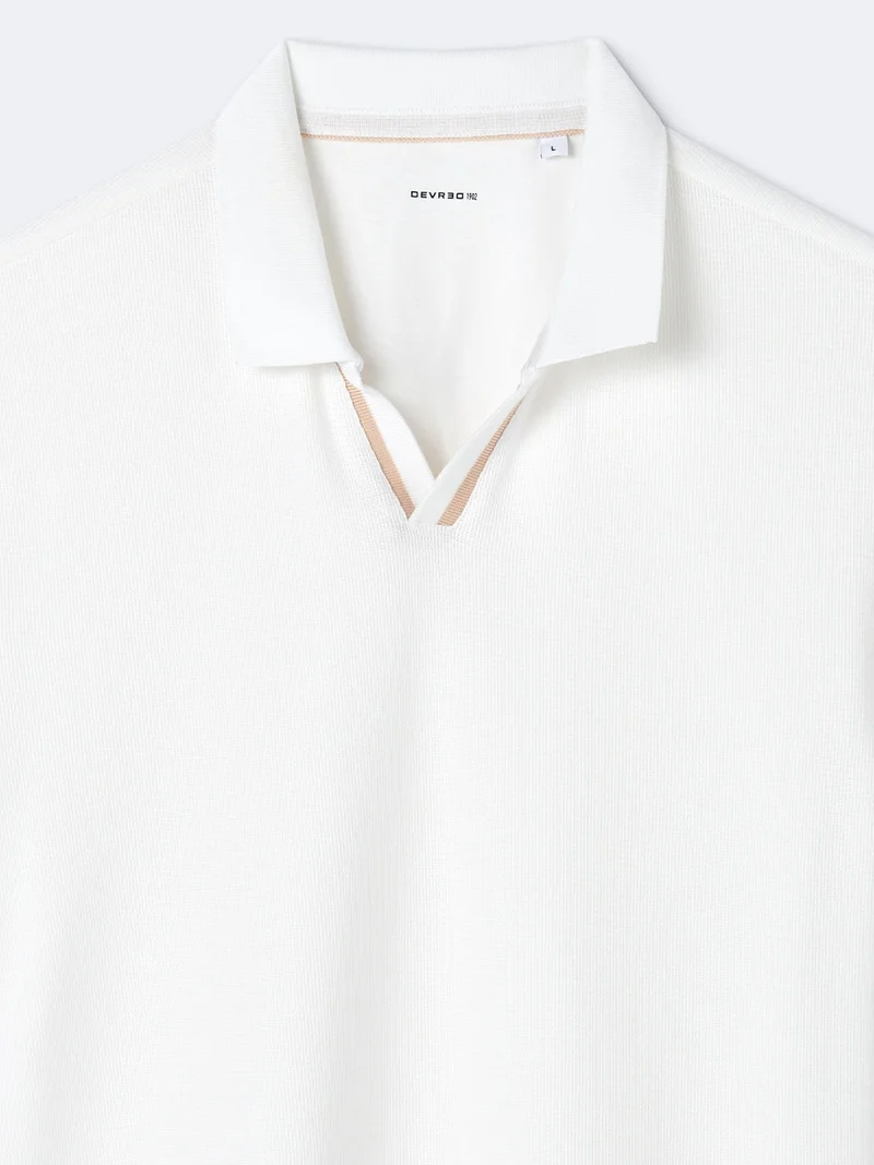 Polo manches courtes en coton