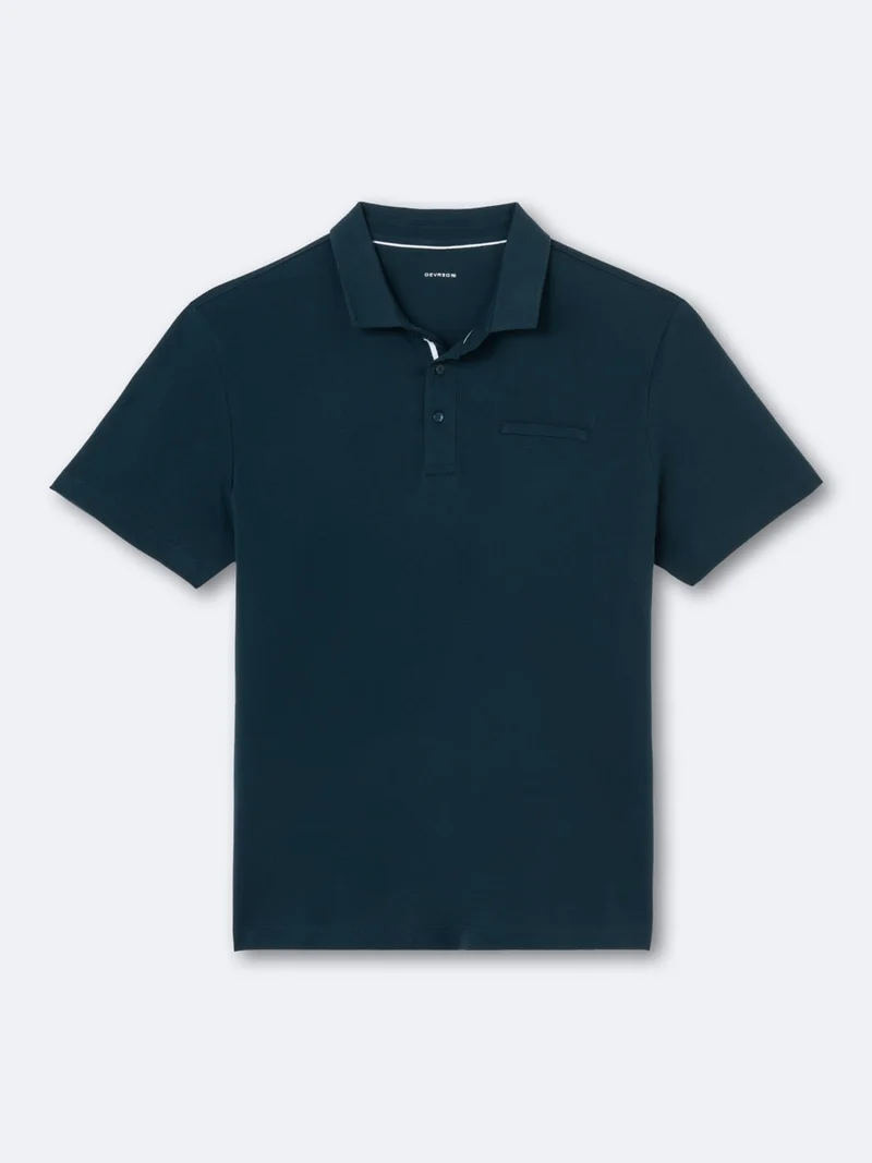 Polo manches courtes 100% coton gratté