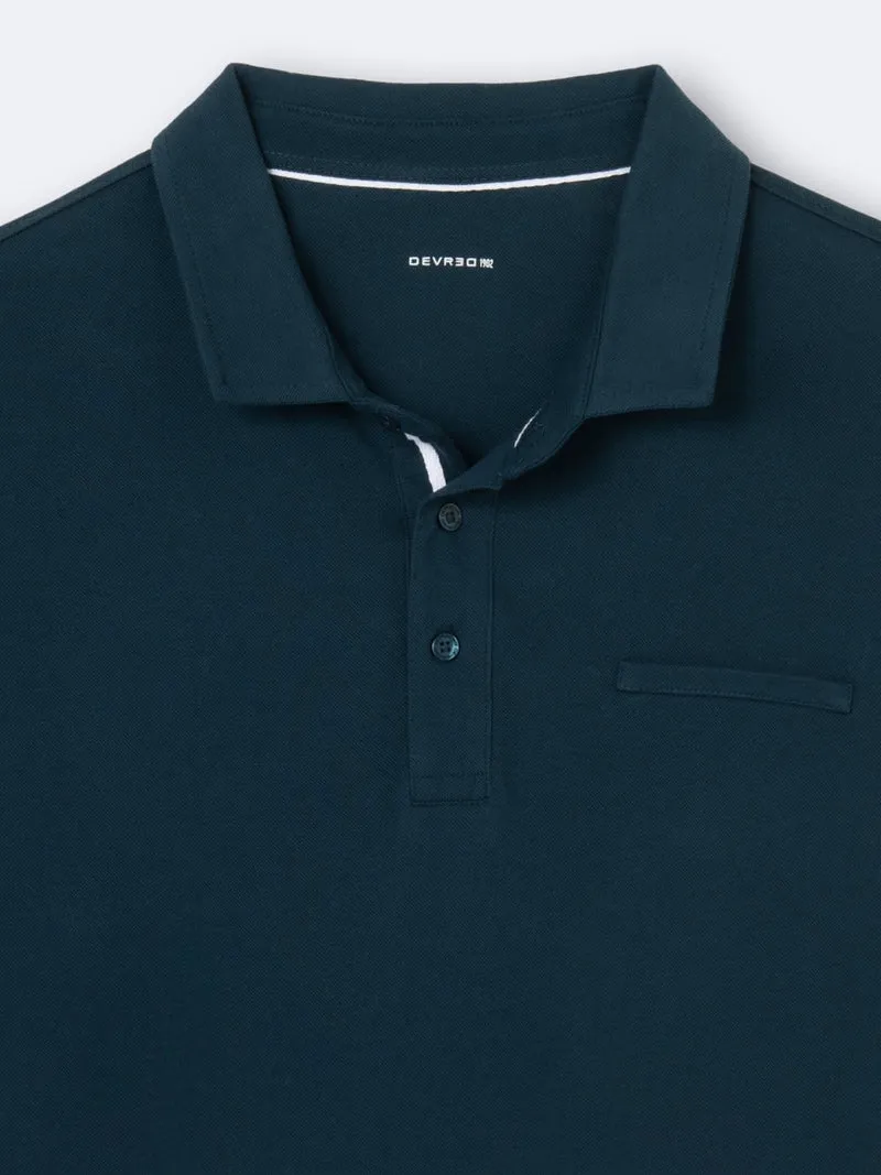 Polo manches courtes 100% coton gratté