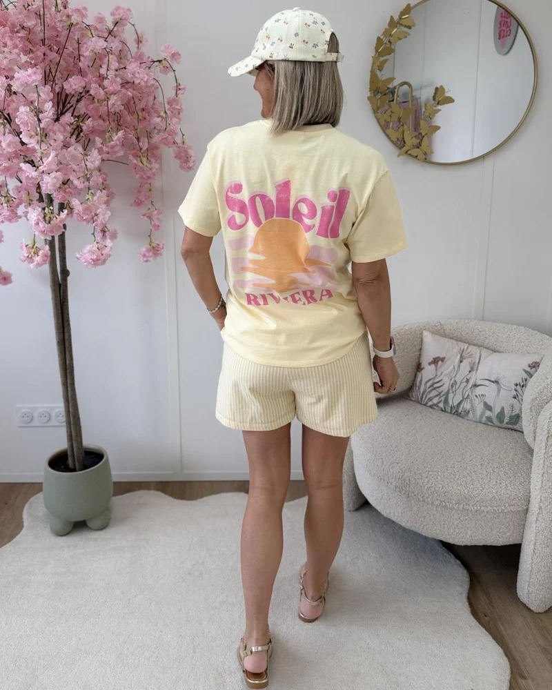 Short palmiers jaune