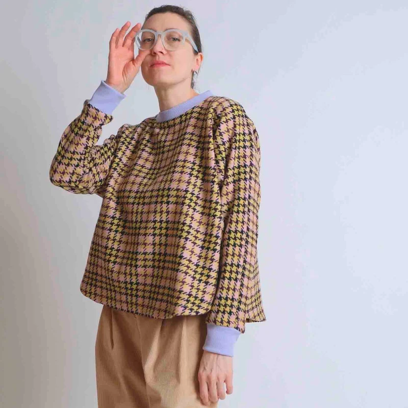 PATRON DE COUTURE PDF | Pull zéro déchet | Birgitta Helmersson | A4 SEULEMENT