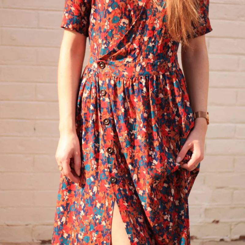 PATRON DE COUTURE PDF | Robe Garance | Cha’Coud | BILINGUE (FR/EN)