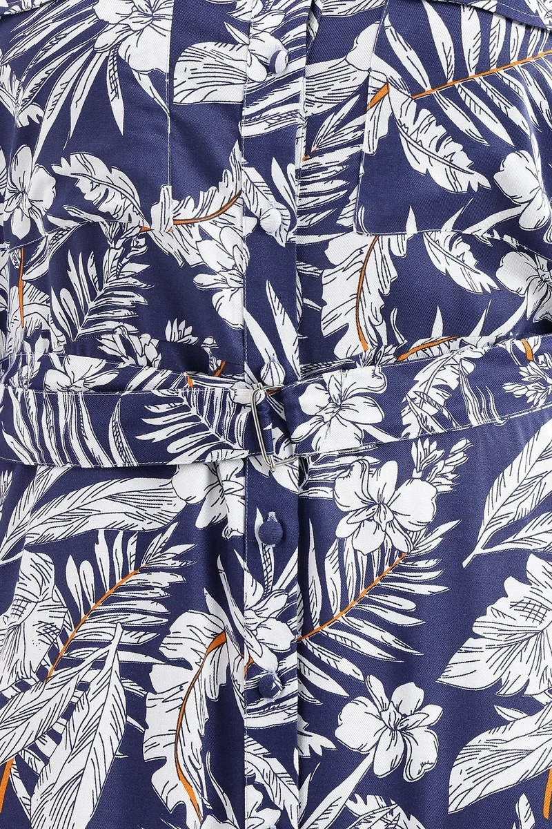 Benah|Viscose Maxi Length Utility Dress