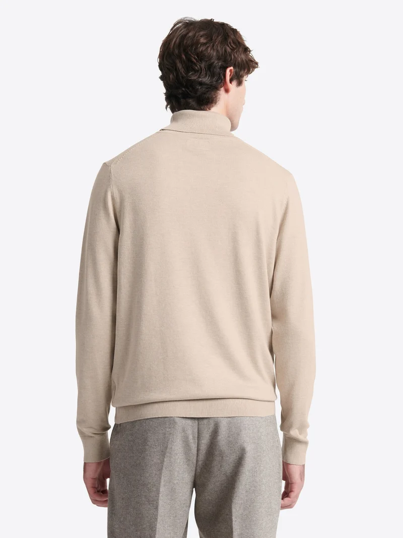 Pull à col roulé en viscose certifiée