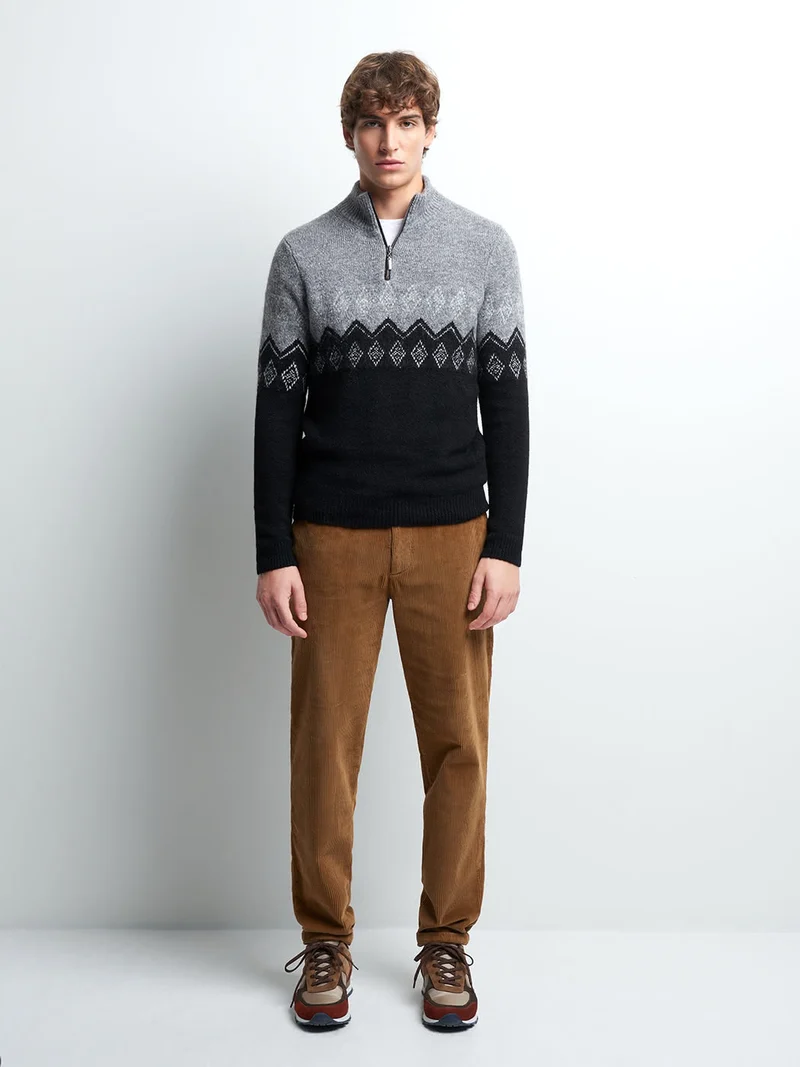Pull col montant