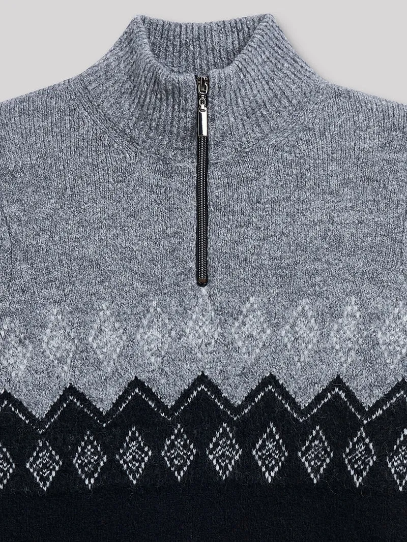 Pull col montant