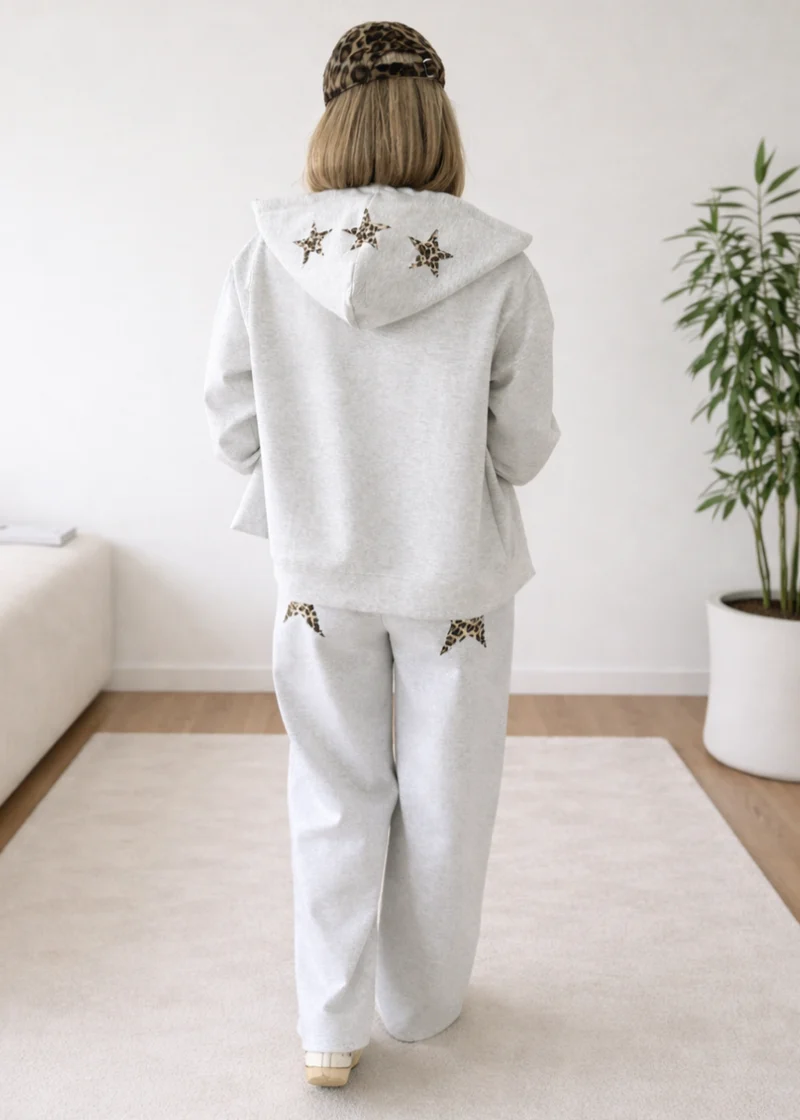 Gilet sweat Sigrid gris