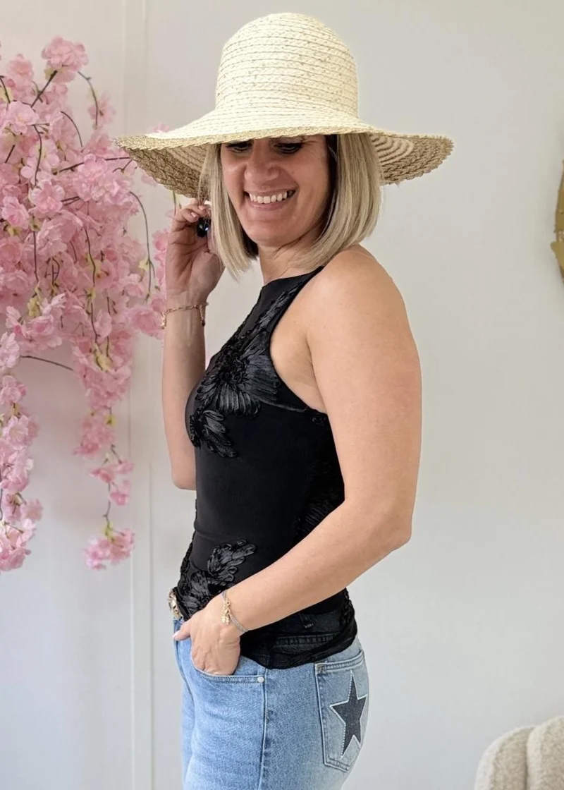 Top Perrine noir