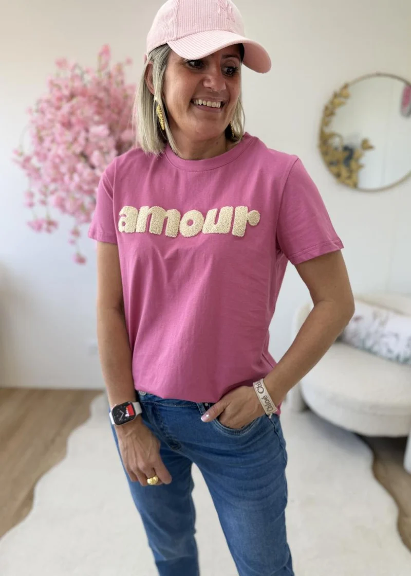 Tee shirt Nina violet