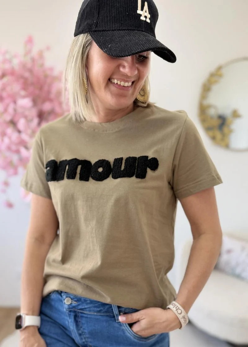 Tee shirt Nina kaki