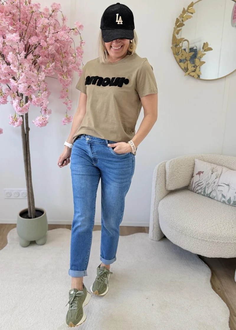 Tee shirt Nina kaki