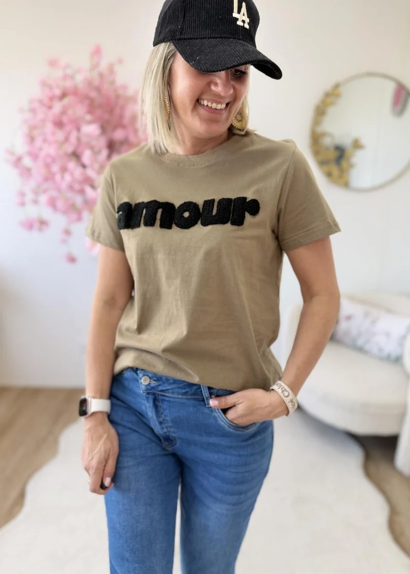 Tee shirt Nina kaki