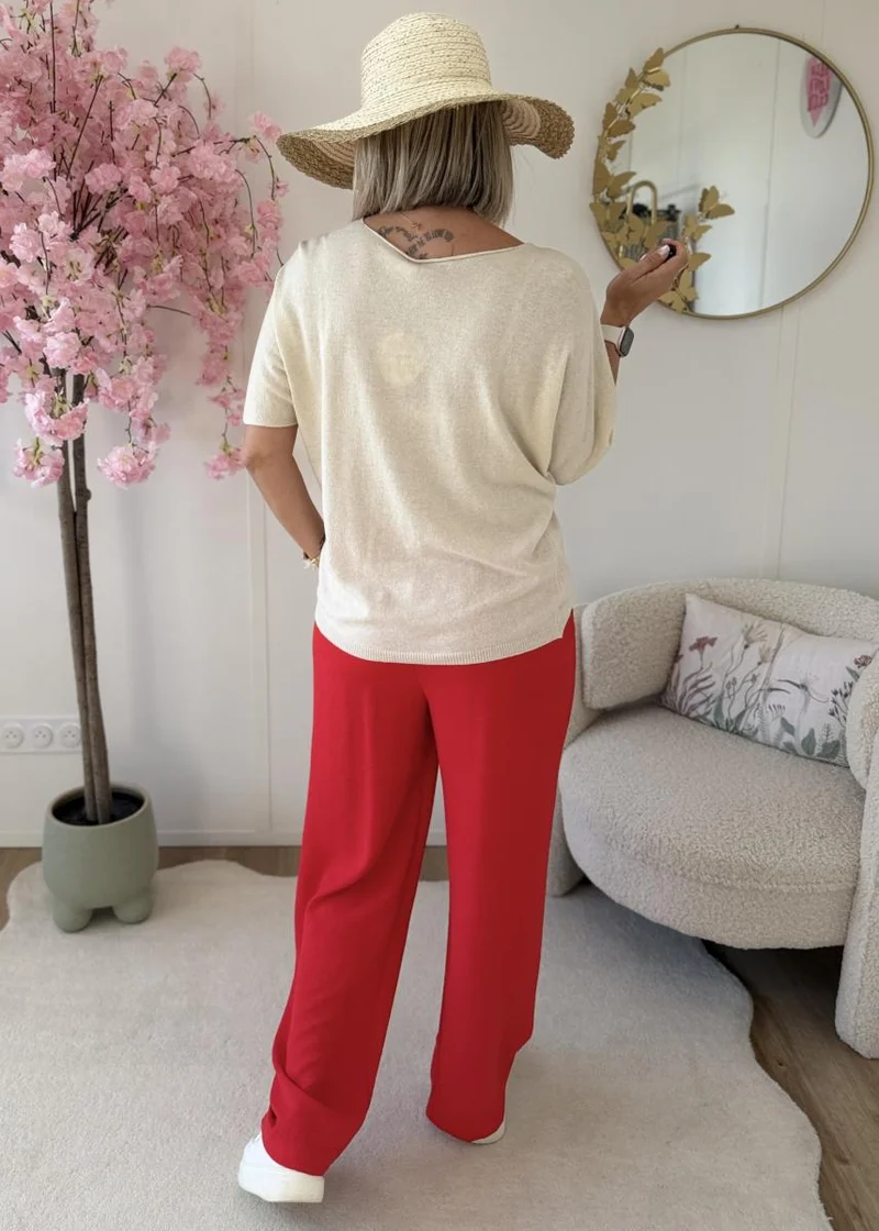 Pull Tiago rouge