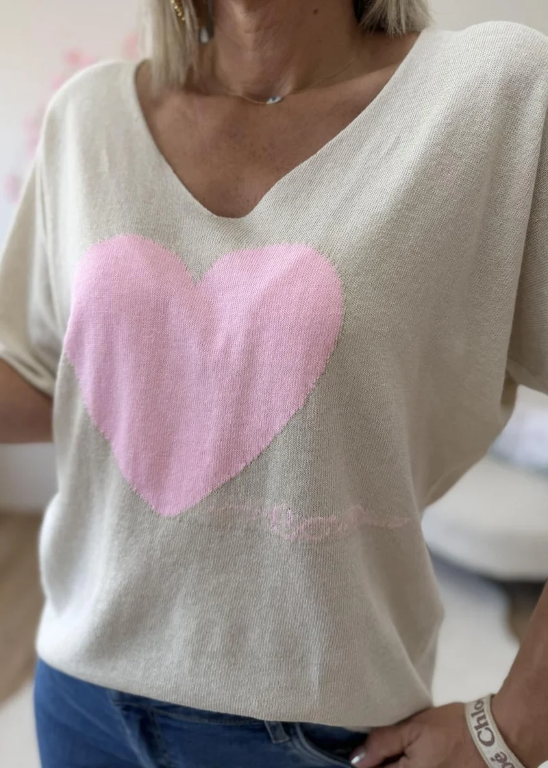 Pull Tiago rose