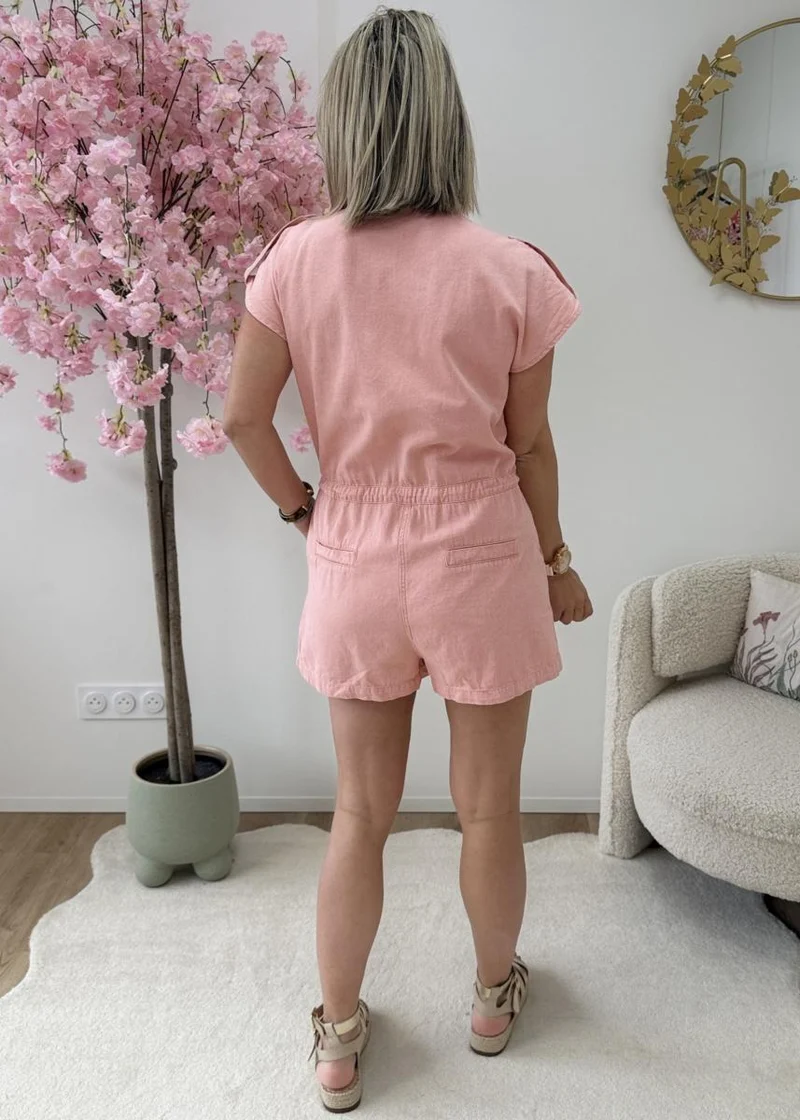 Combi short Nolwenn rose