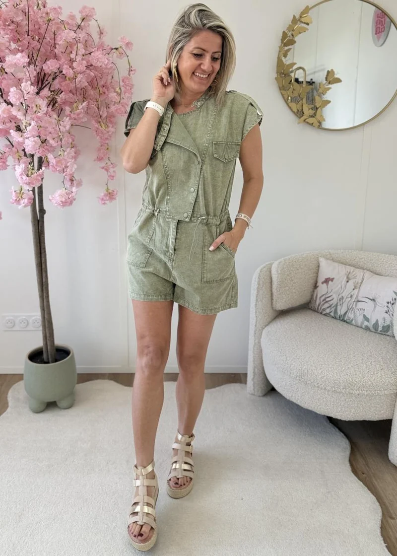 Combi short Nolwenn kaki