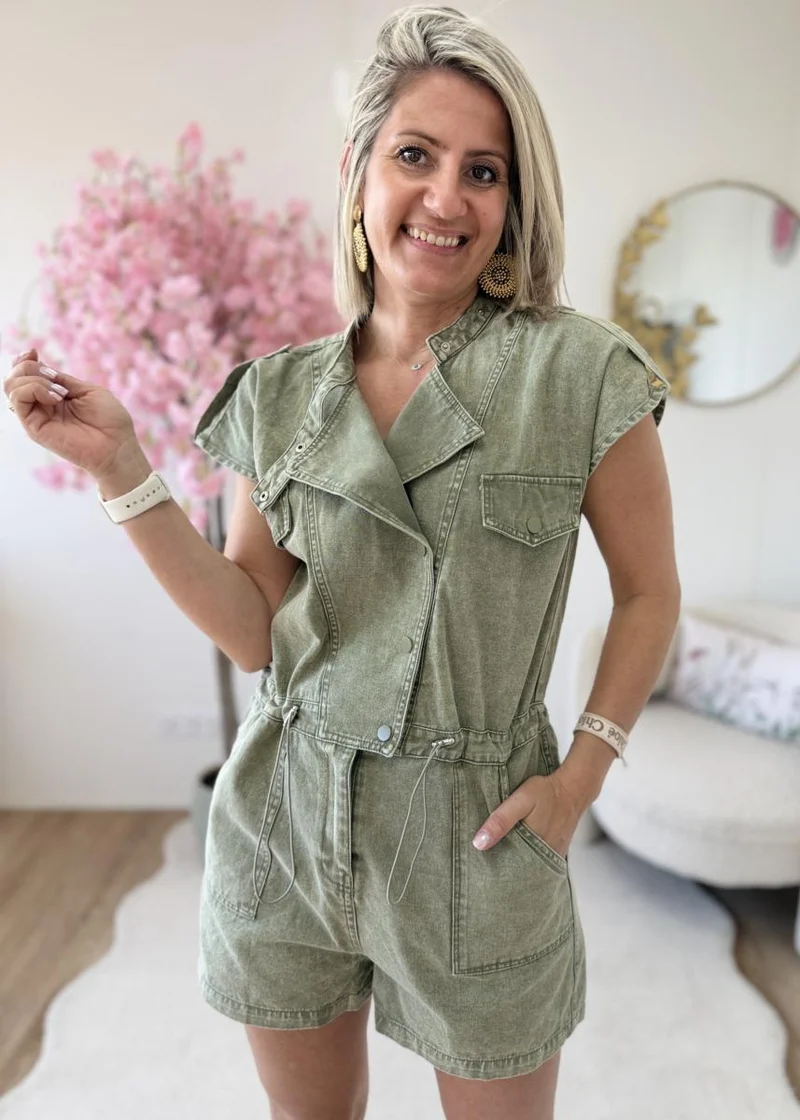 Combi short Nolwenn kaki