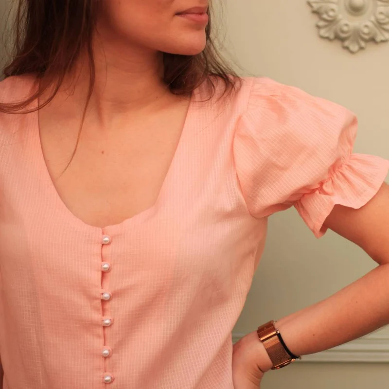 PATRON DE COUTURE PDF | Haut Armelle | Cha’Coud | FRANÇAIS UNIQUEMENT