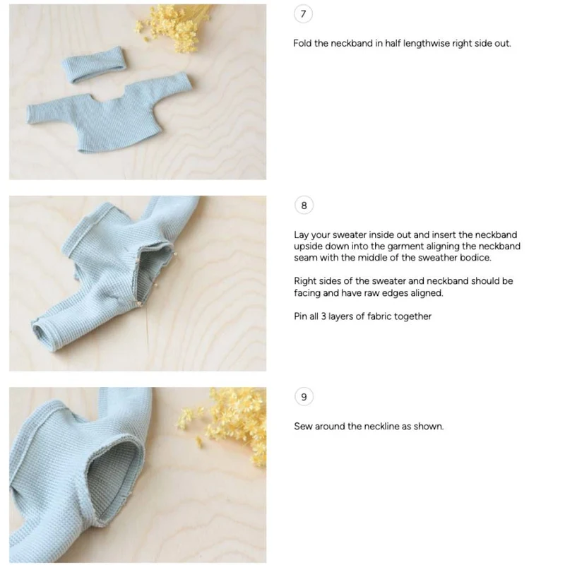 Patron de couture PDF | Poupée chien + 2 tenues | Mes Petites Lunes