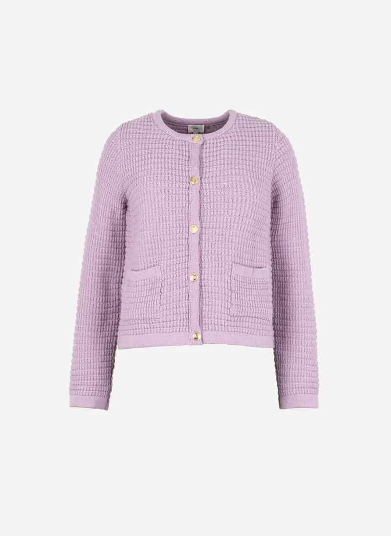 CARDIGAN VENI parme