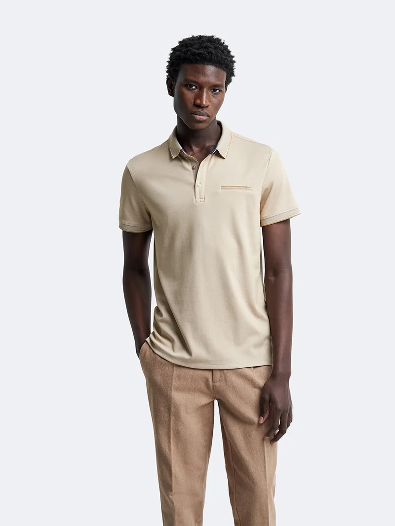 Polo manches courtes en coton