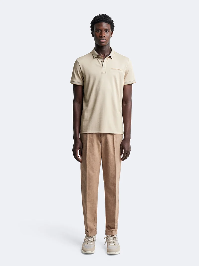 Polo manches courtes en coton