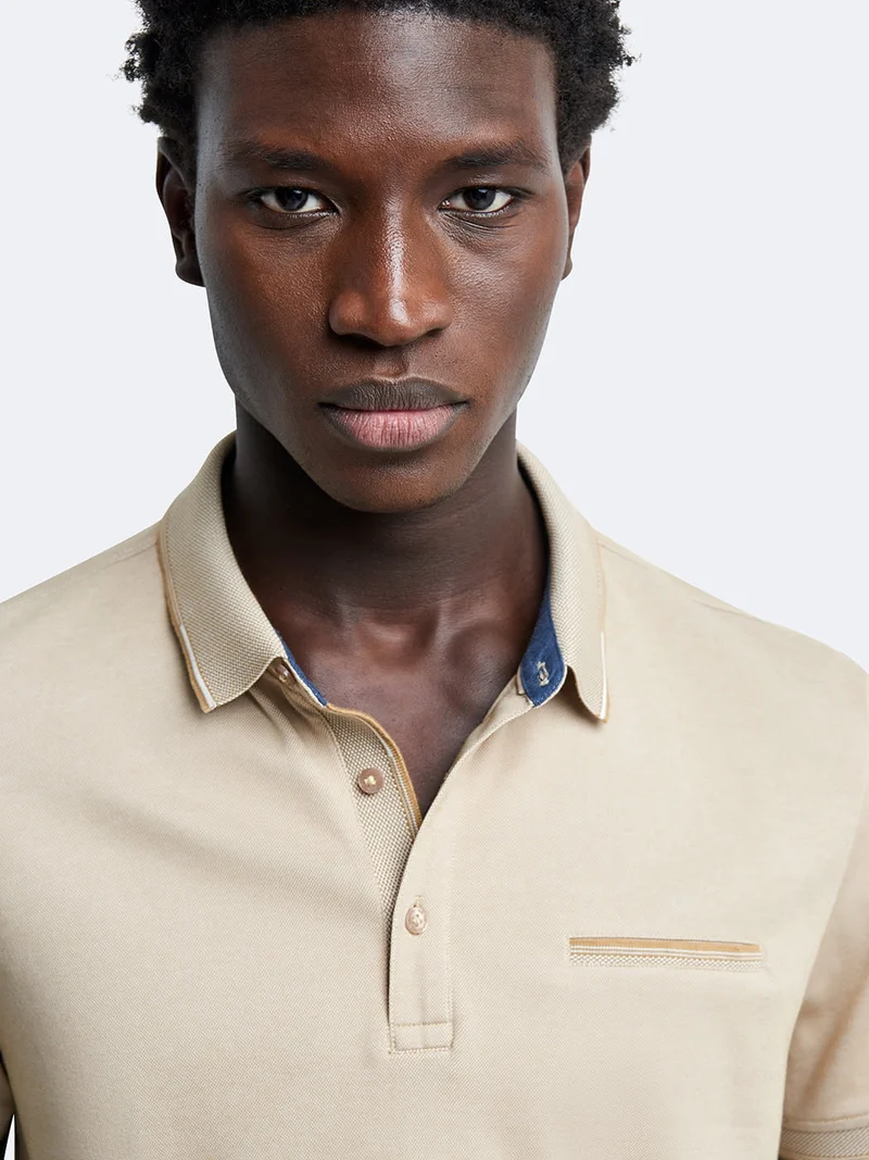 Polo manches courtes en coton