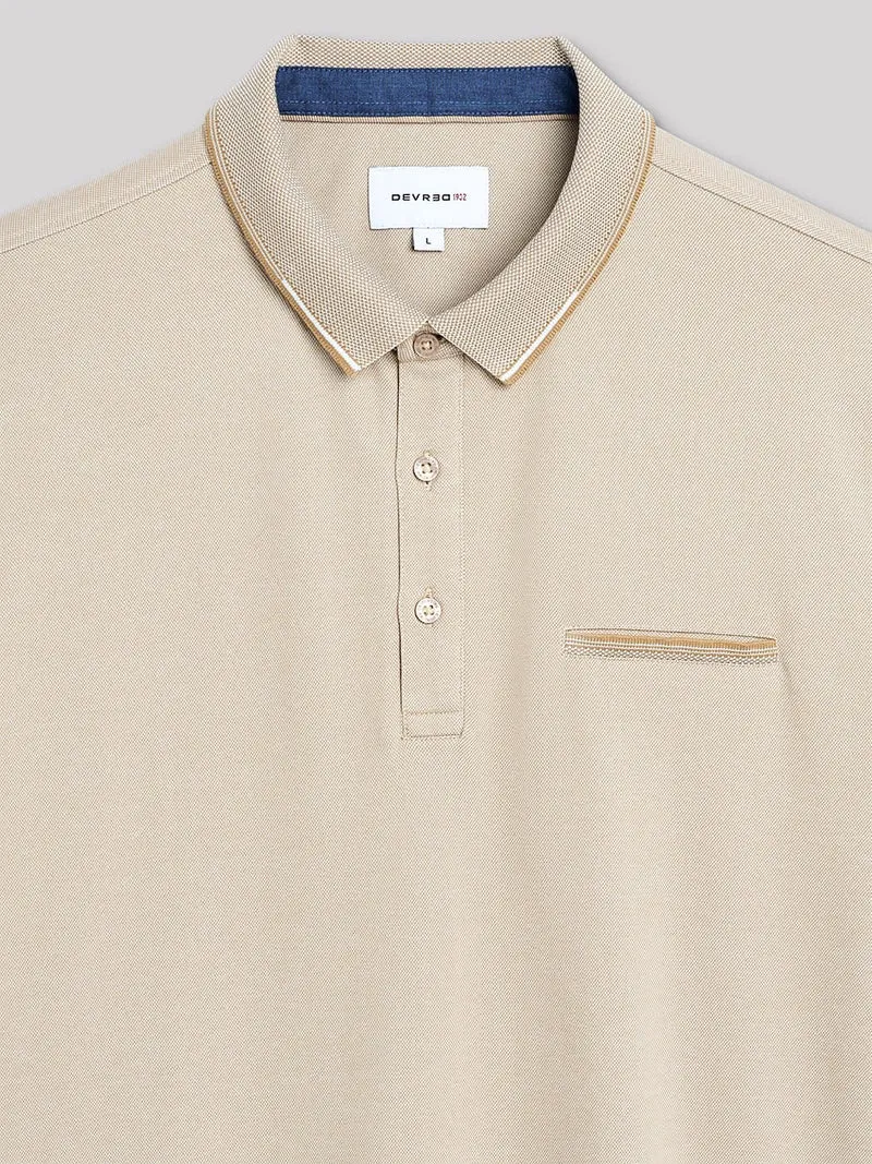 Polo manches courtes en coton