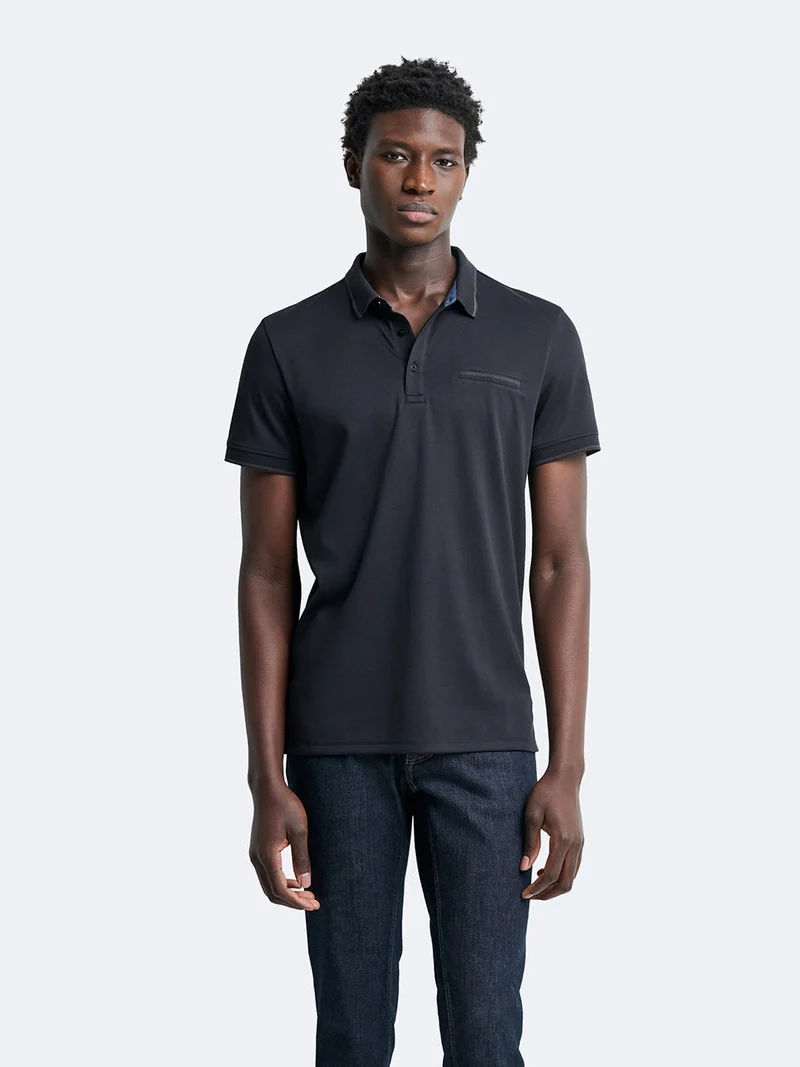 Polo manches courtes en coton