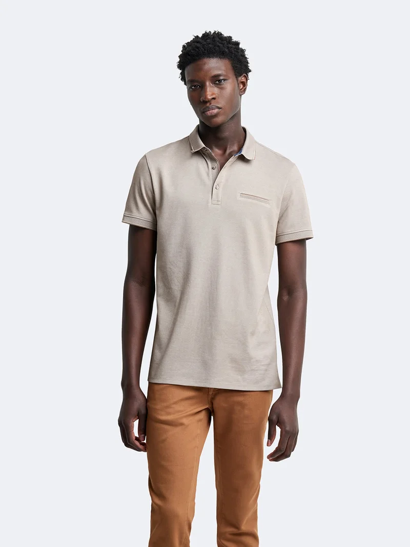 Polo manches courtes en coton