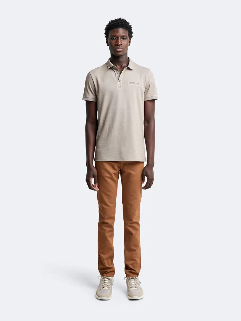 Polo manches courtes en coton