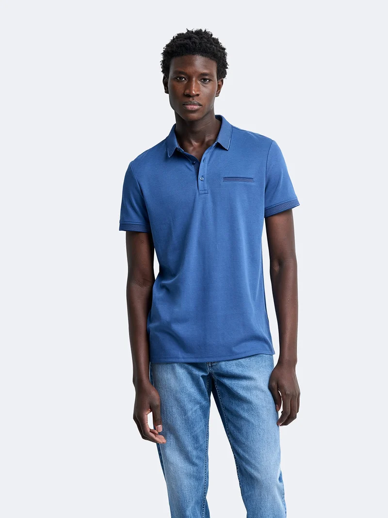 Polo manches courtes en coton