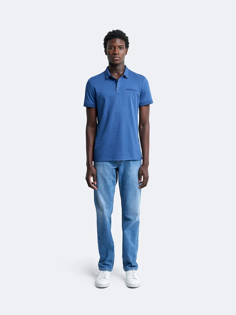 Polo manches courtes en coton
