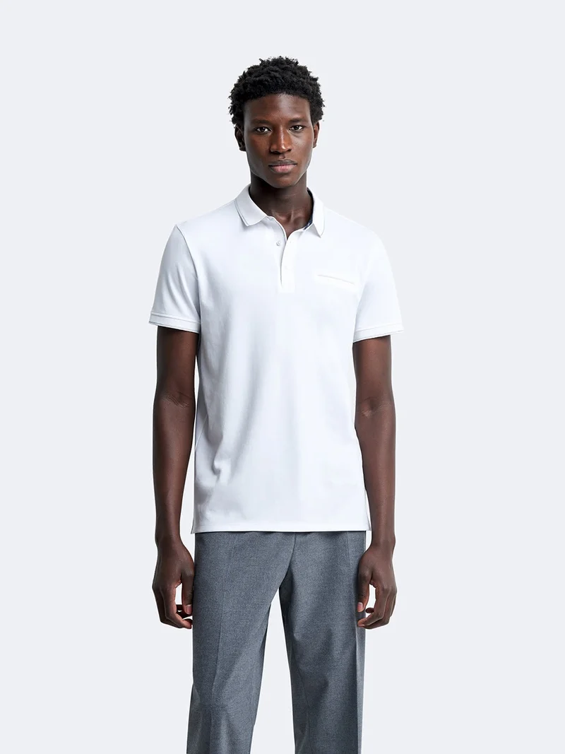 Polo manches courtes en coton